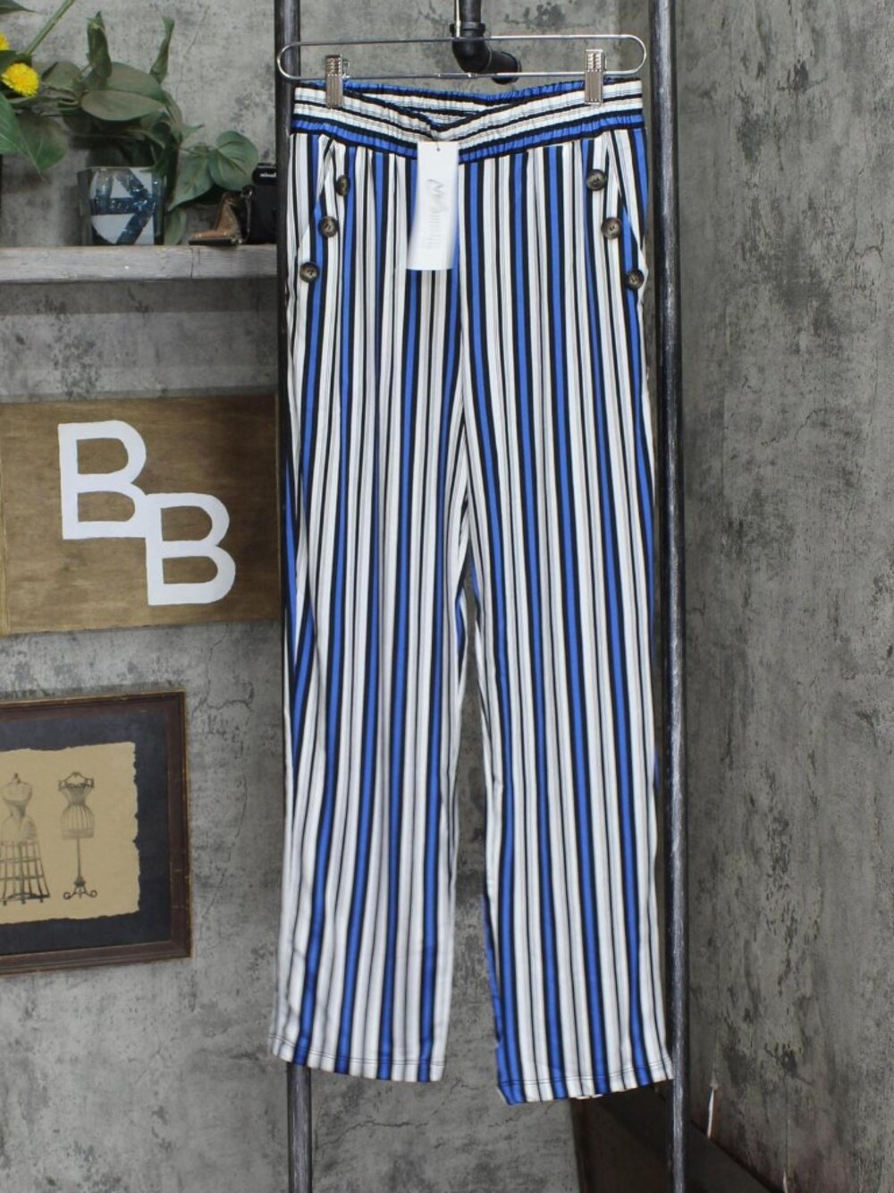 Ny Collection Petite Wide Waist Pull On Pants Pitp8615 Pm
